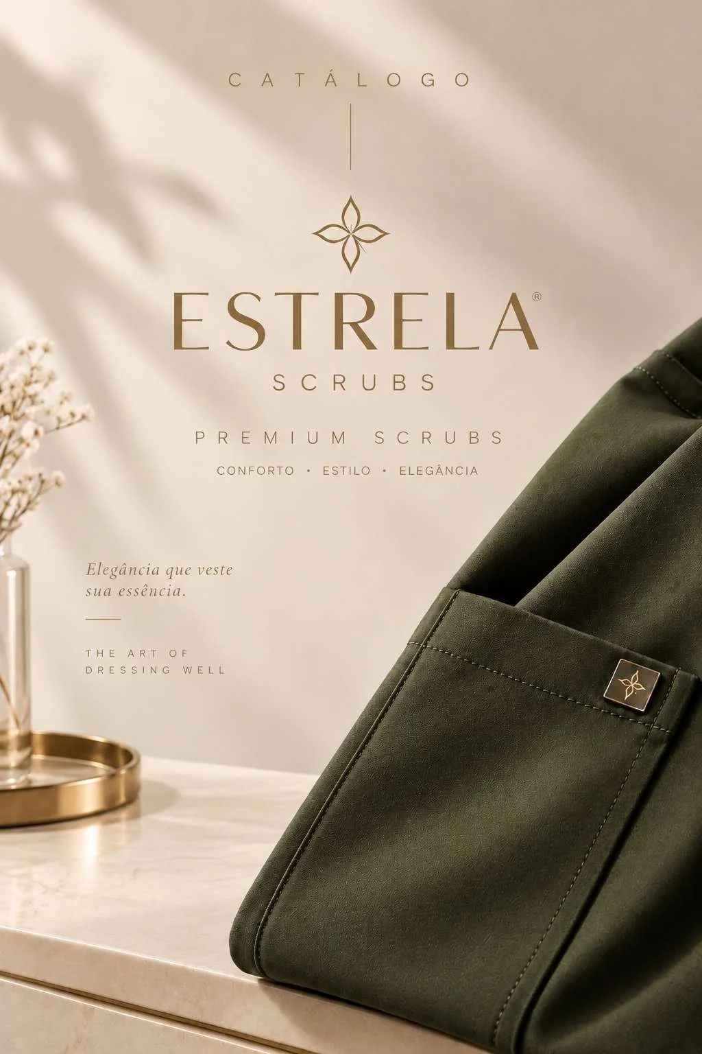 Capa do catálogo Estrela Scrubs Premium